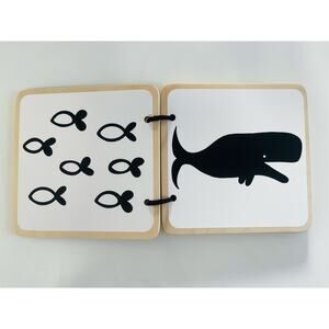 Lovevery High Contrast Wooden Board Book